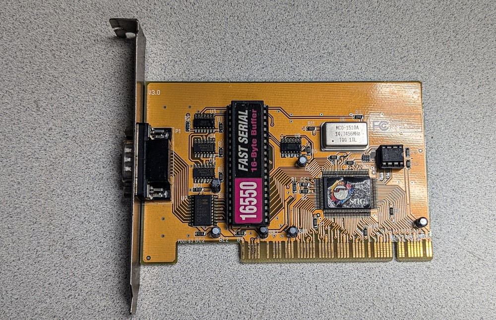 SIIG 16550 Fast Serial 16-Byte Buffer PCI Adapter