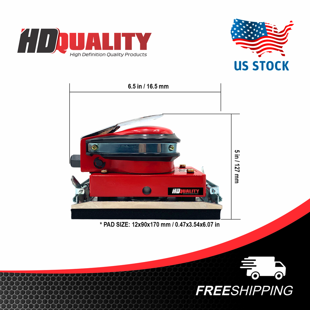 HDQ PROFESSIONAL PNEUMATIC AIR JITTERBUG SANDER