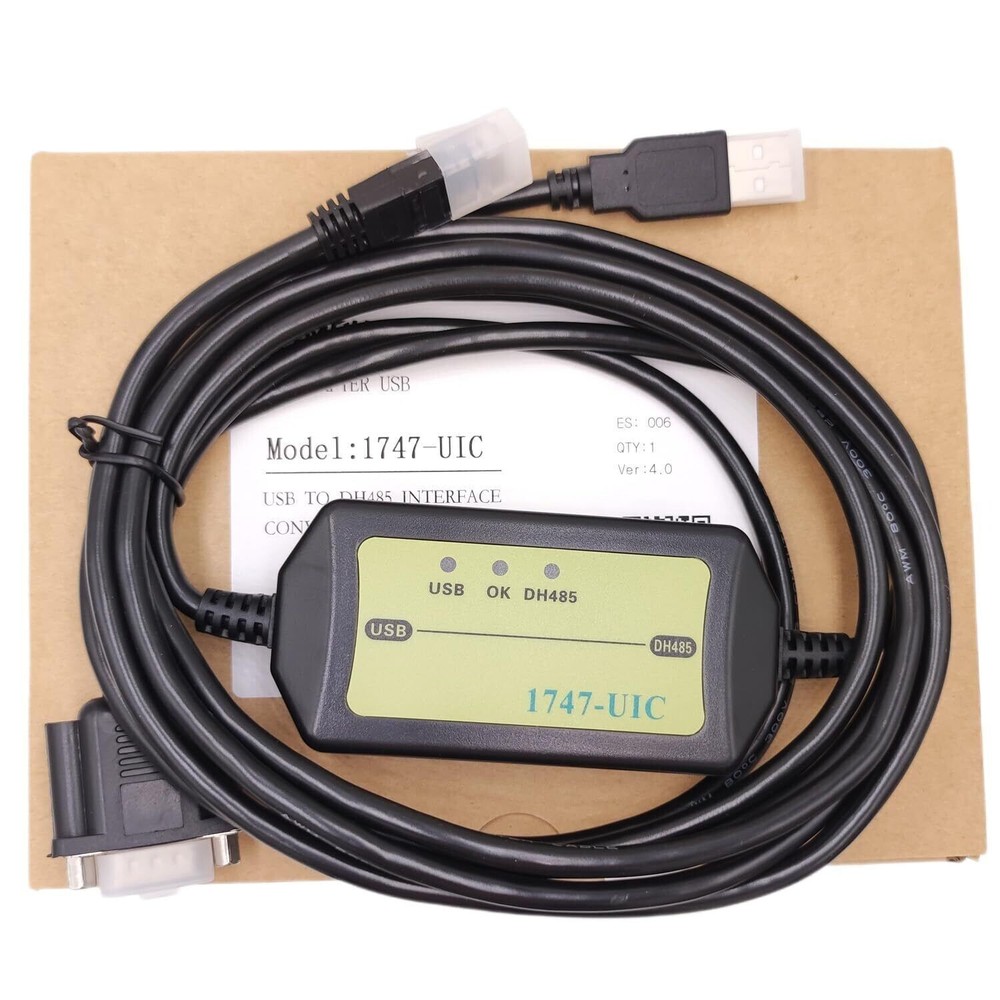 NEW 1747-UIC USB Interface PLC Programming Cable to DH485 1747-PIC