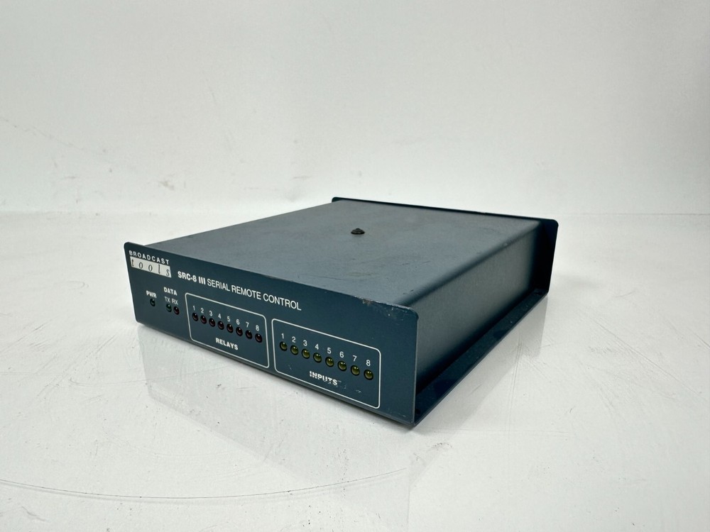 Broadcast Tools SRC-8 III Serial Remote Control Broadcast Automation Relay Box