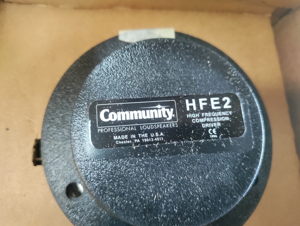 COMMUNITY 103424R HFE2 HF HIGH FREQUENCY COMPRESSION DRIVER REPLACEMENT 1" DIA.