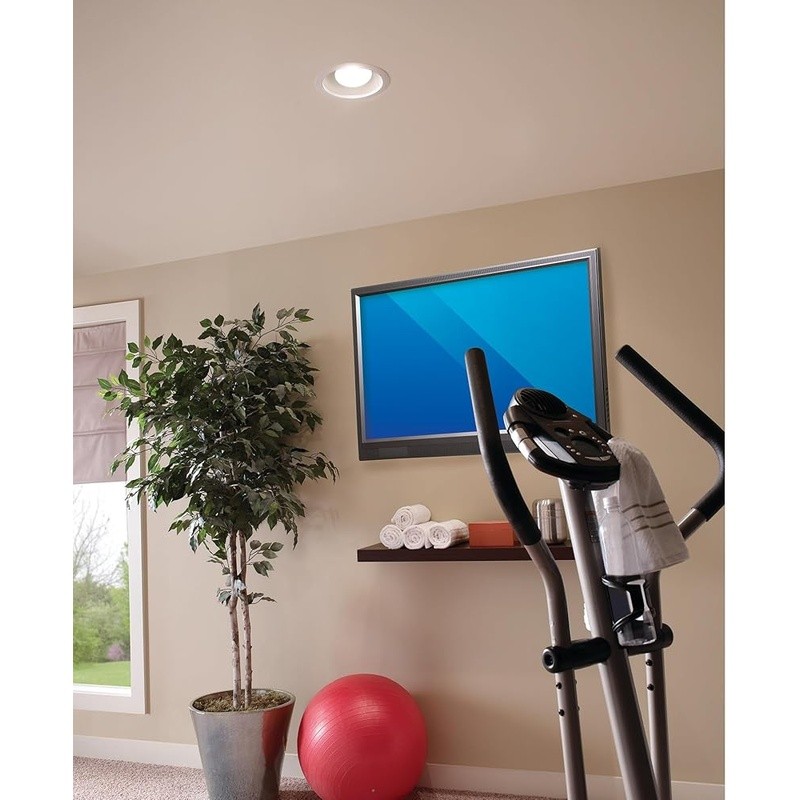 High-Performance Exhaust Fan W/ Light Wall Ceiling Mount Bathroom Kitchen US
