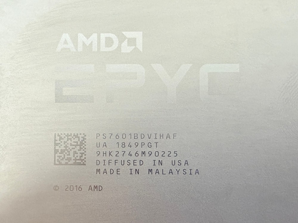 Pre Owned | AMD EPYC PS7601BDVIHAF 7601 Series 32-Core Processor