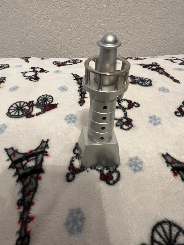 Miniature Lighthouse Custom Mini Silver Alloy Lighthouse Table Clock