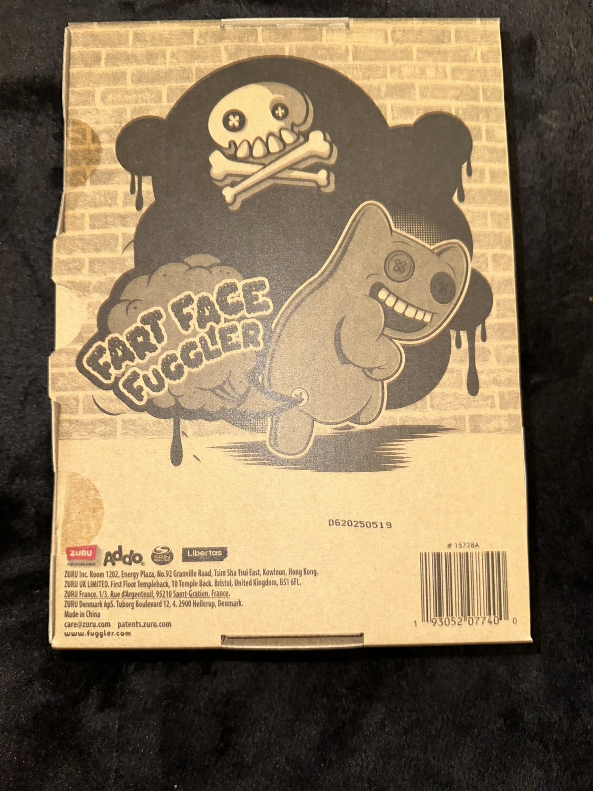 New in Box Fuggler Fart Face Munch Munch 9" Funny Ugly Monster ZURU Toy Plush