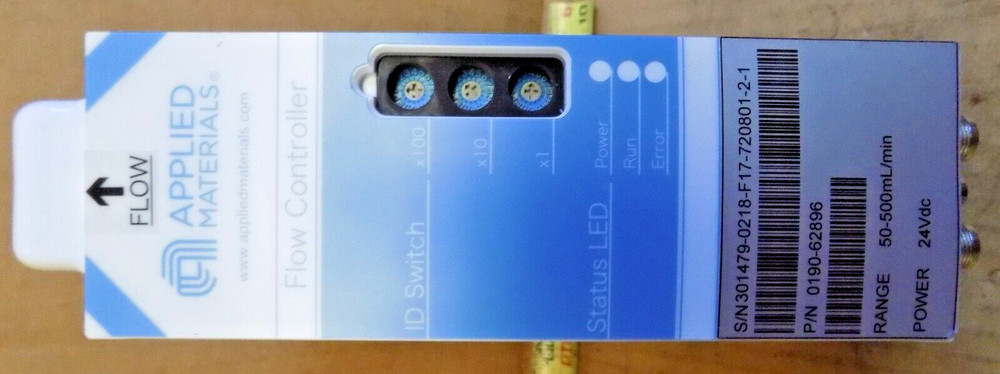 new APPLIED MATERIAL 0190-62896 flow controller 50 - 500 ml/min range