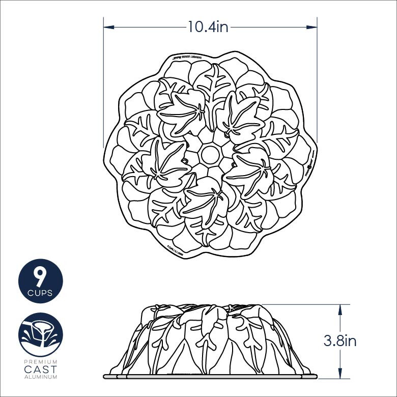Nordic Ware Harvest Leaves Bundt®
