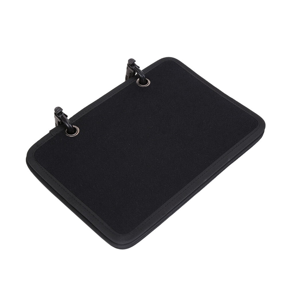 1 Set Tactical Patch Booklet Organizer Black Flip-Page Patch Book Mini Display