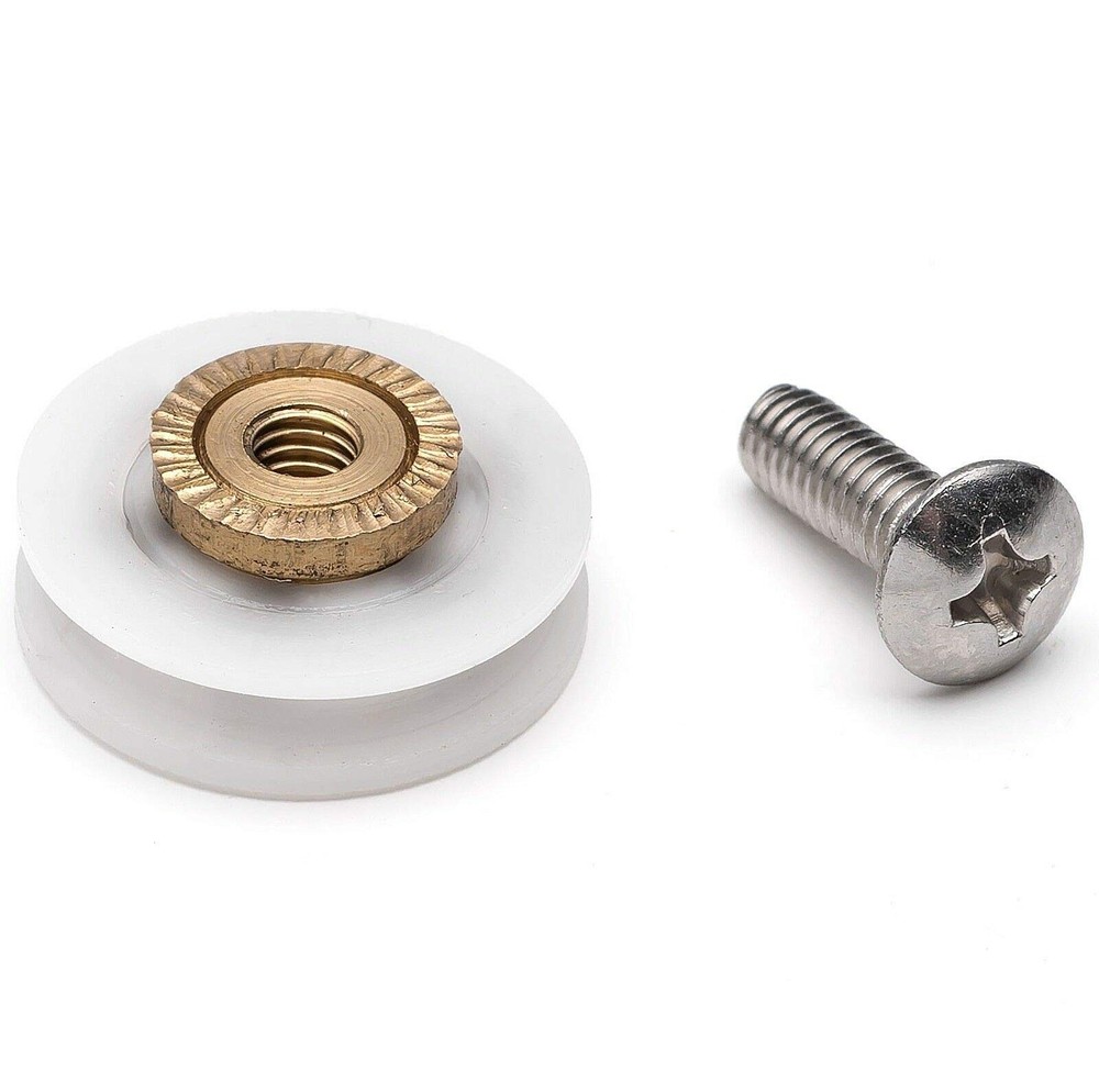 Replacement Shower Door Rollers/Runners/Wheels 19 millimeters, 19mm-8cs
