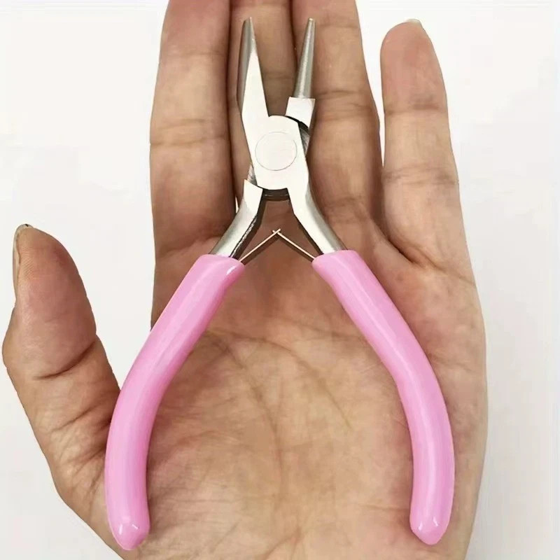 5in Round Concave Pliers Jewelry Making Precision Wire Loop Tool*