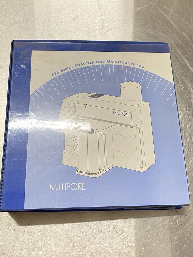 Millipore AFS 300 Water Purification System With VHS - Users Guide / Manual