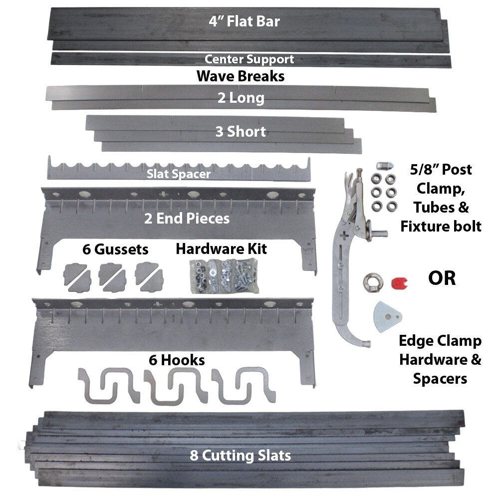 36"x 24" Plasma Table Roll-Around Kit - Water Table