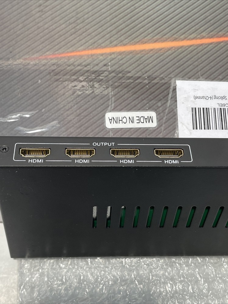 LED Video Wall Controller, Support 4 Outputs HDMI 1.3 Input Plug and Play 1080P