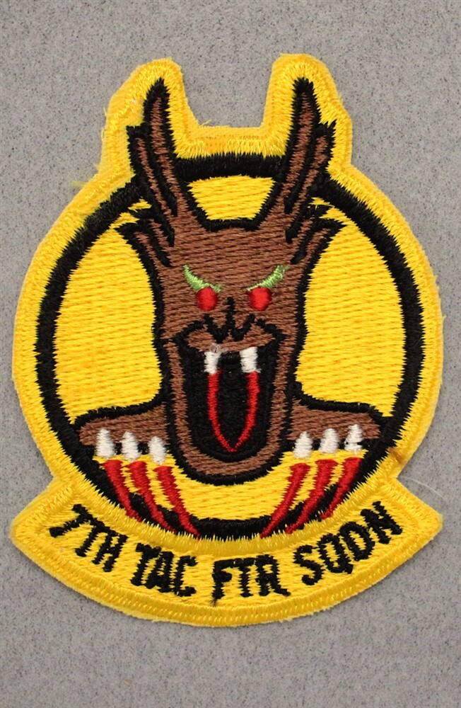 7th Tactical Fighter Squadron - USAF Air Force Patch 1830