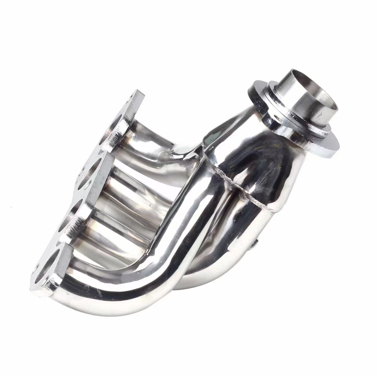 Stainless Steel Manifold Header Cylinder For 2001-2005 Honda Civic HX 1.7L L4- 4