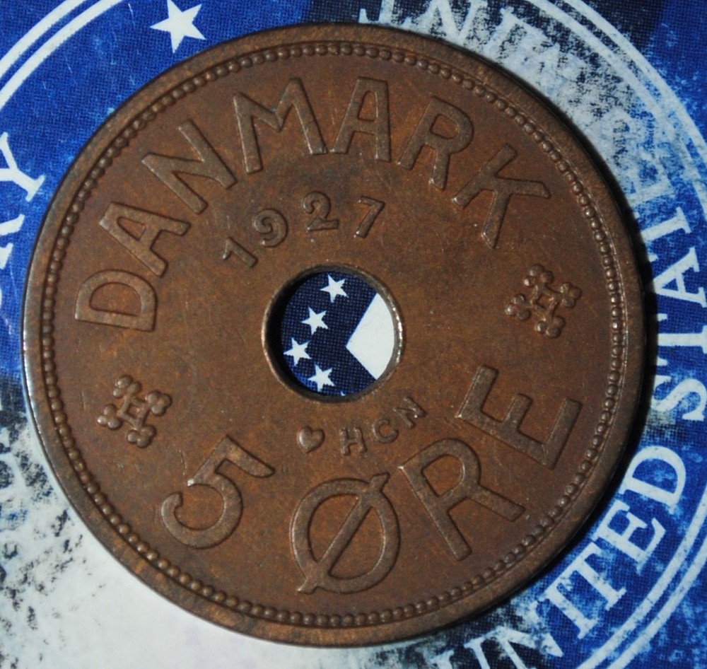 Denmark 5 Ore 1927 {{{D237
