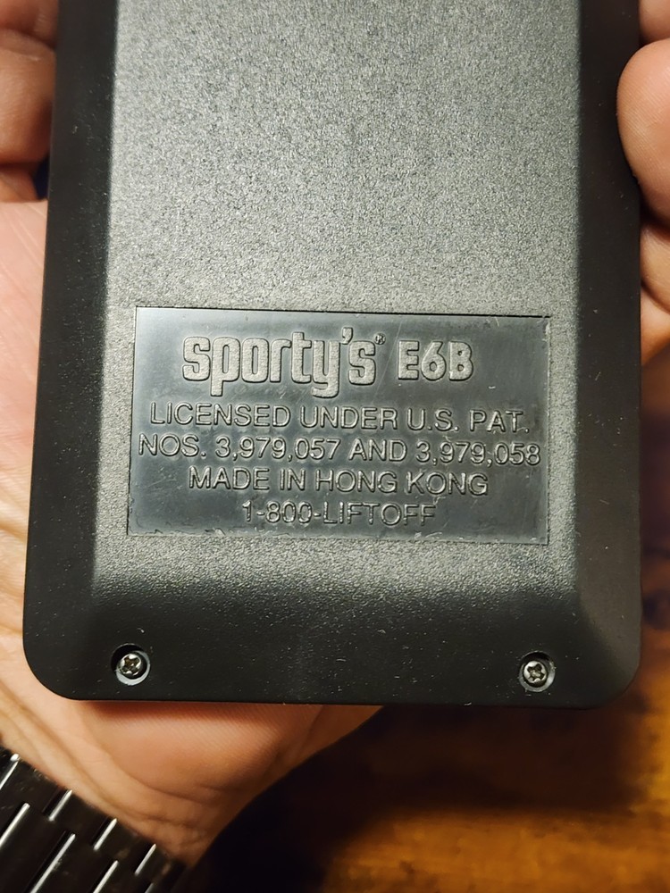 SPORTY'S E6B ELECTRONIC FLIGHT COMPUTER
