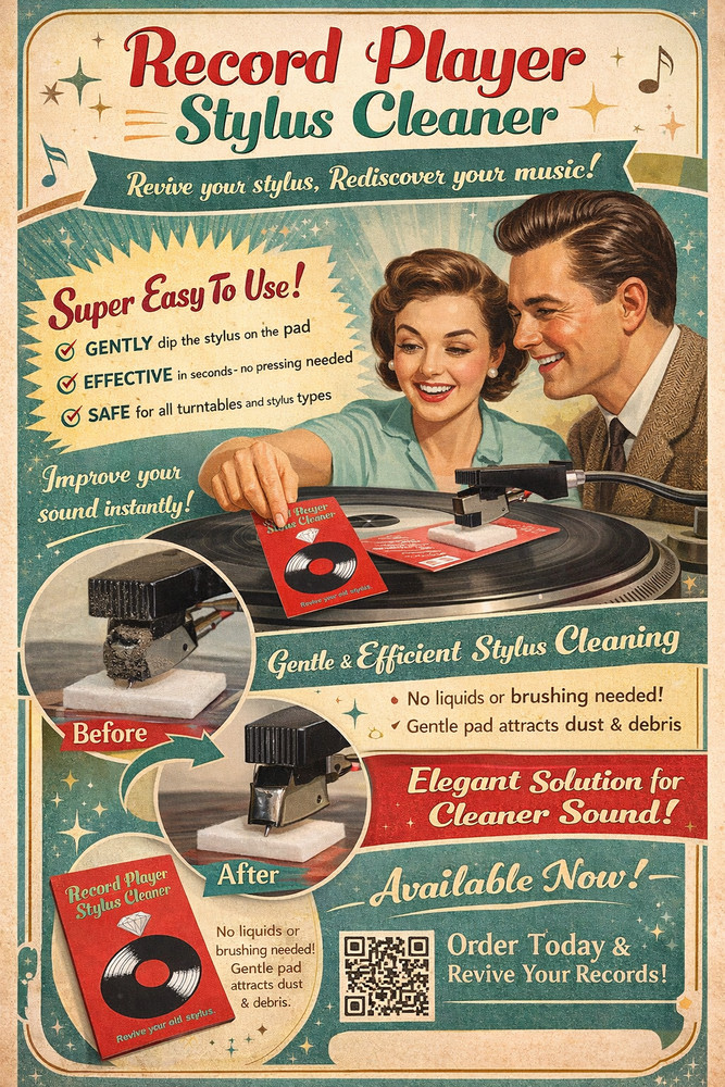 Record Player Stylus Cleaner - Dry