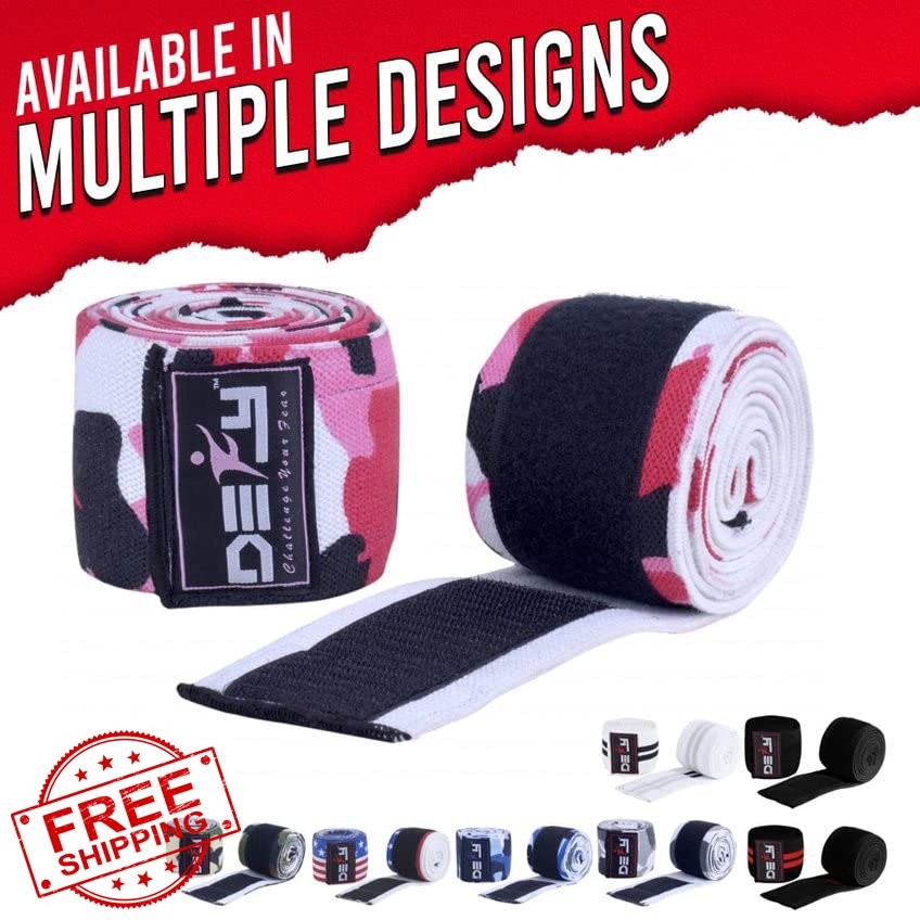 DEFY Weightlifting Knee Wraps Support