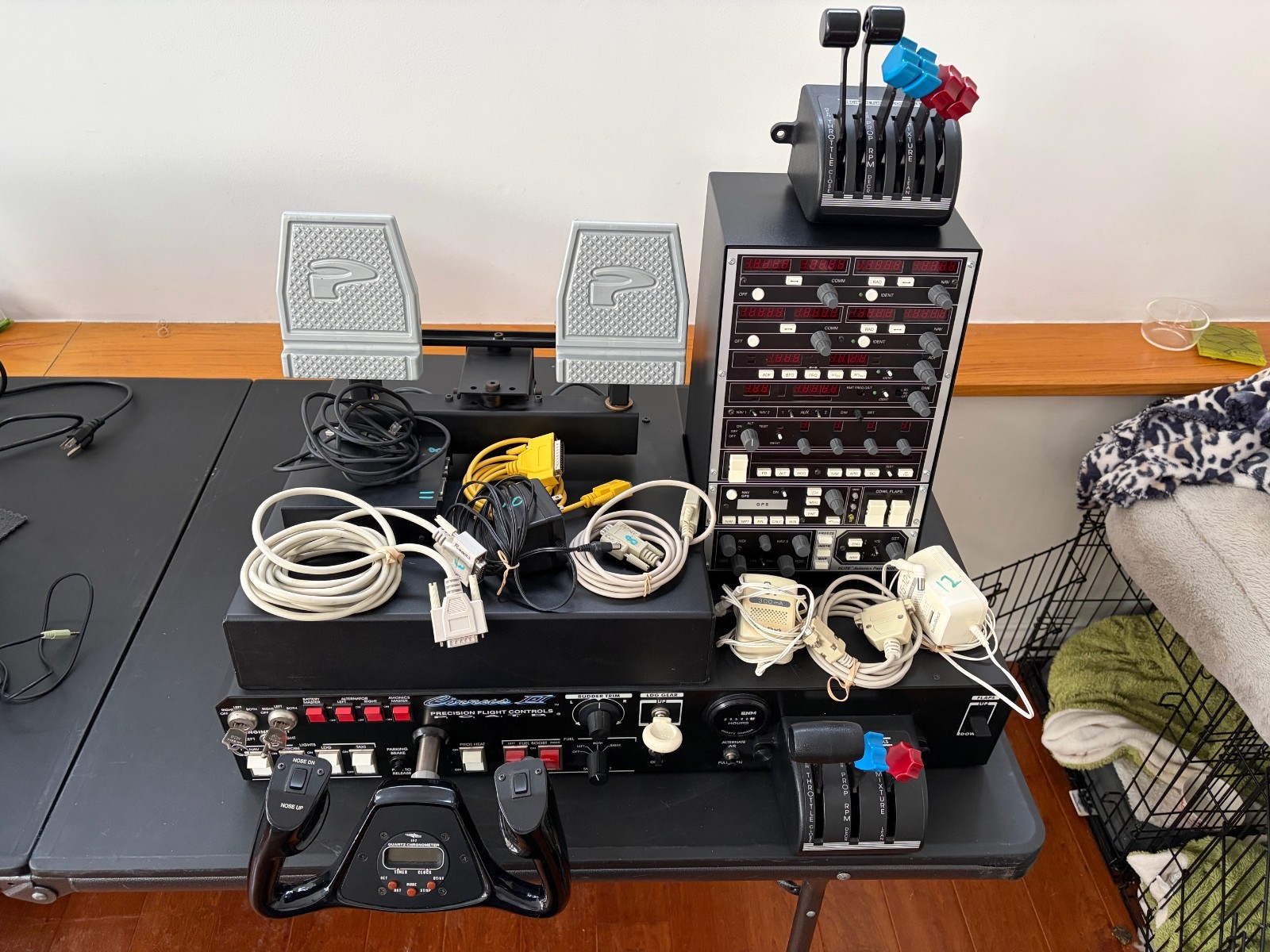 🔥 Precision Flight Controls Cirrus II Flight Simulator Console + MORE!!!