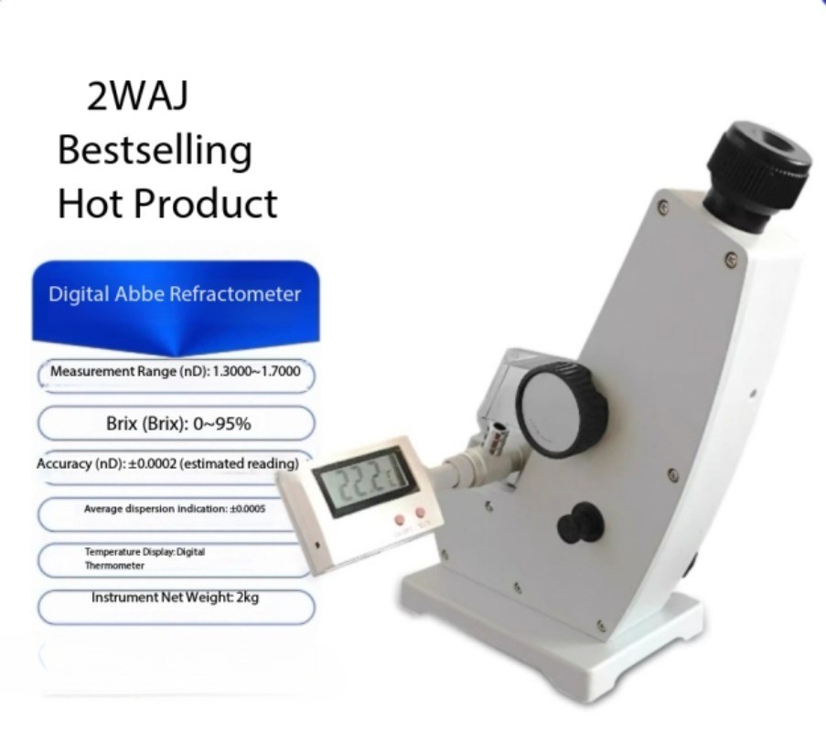 Digital Abbe Refractometer Measurement and Analysis Laboratory Instrument