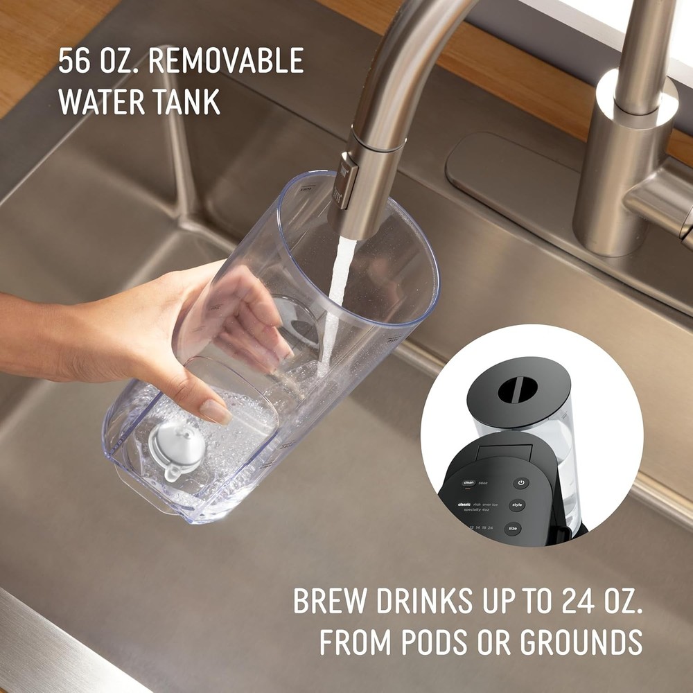 Pods & Grounds Specialty Single-Serve Coffee Maker
