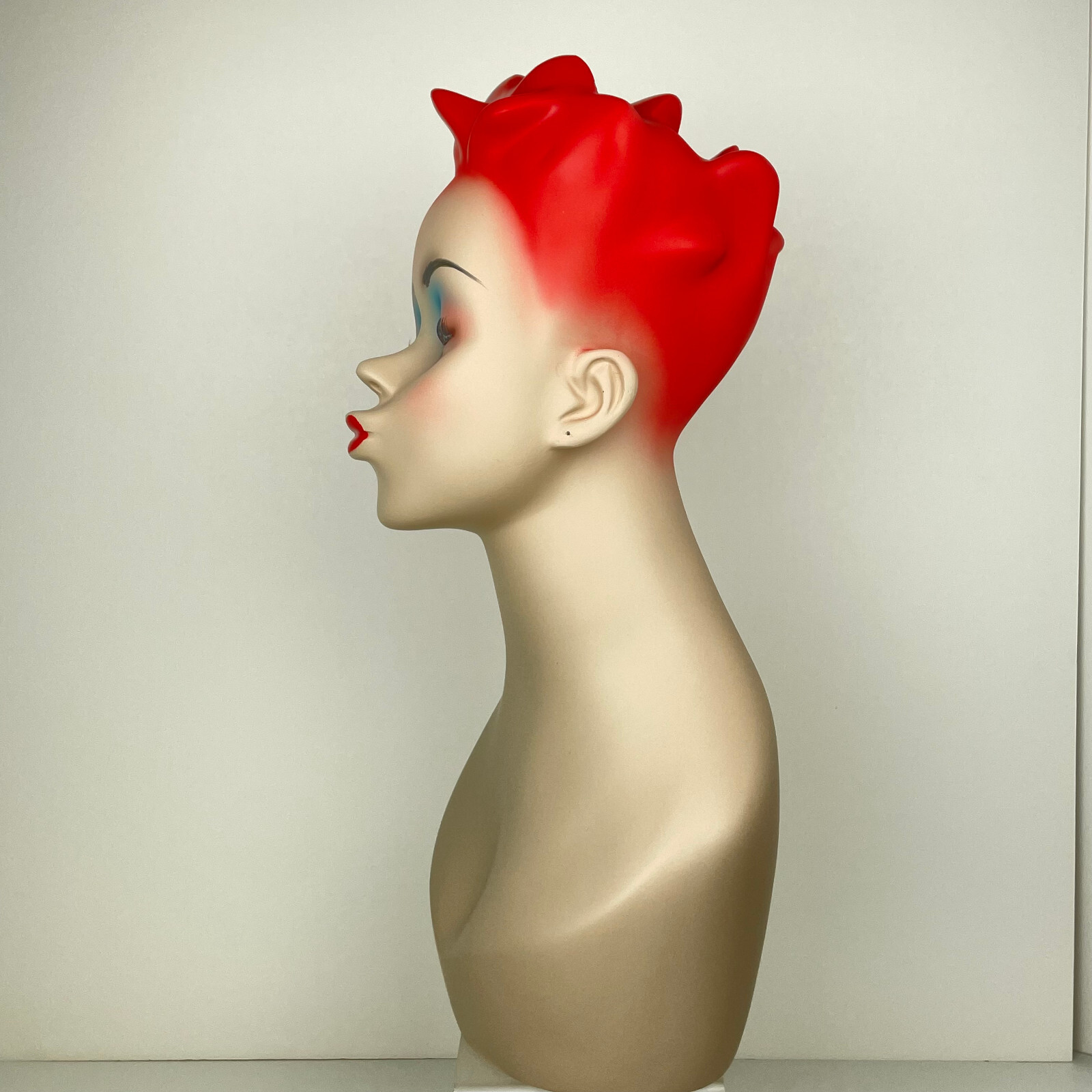 Mannequin Head Female with Red Hair 