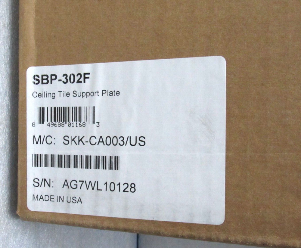 Hanwha SBP-302F Ceiling Tile Support Plate [CTPA]