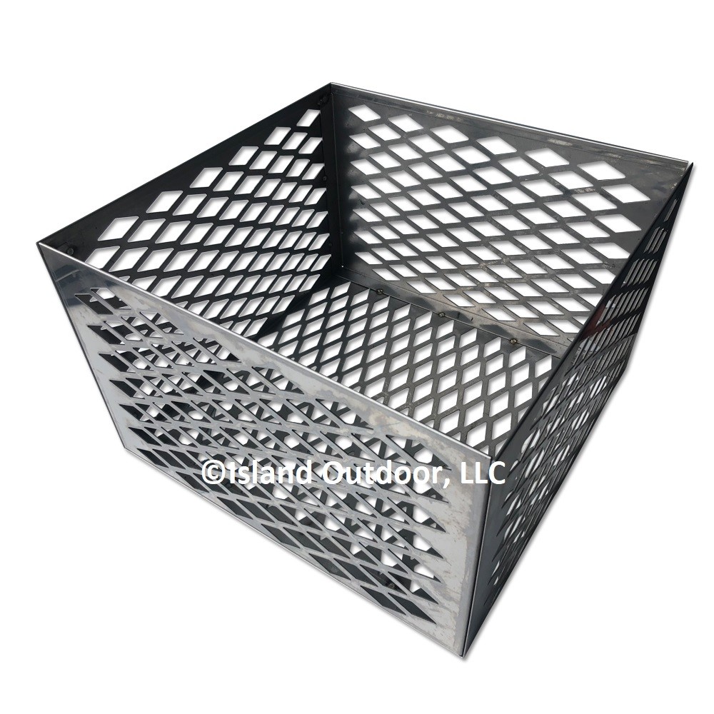 Charcoal basket fire box Oklahoma Joe longhorn highland BBQ Smoker STAINLESS