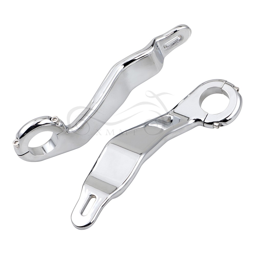 Left Right Chrome Fairing Support Bracket Mount For Harley Road Glide 2015-2022