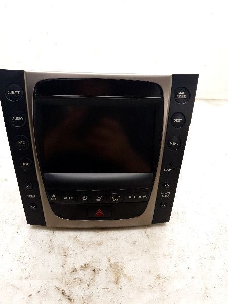 07 LEXUS GS450H INFO NAVIGATION DISPLAY SCREEN 2GRFSE 86111-30550