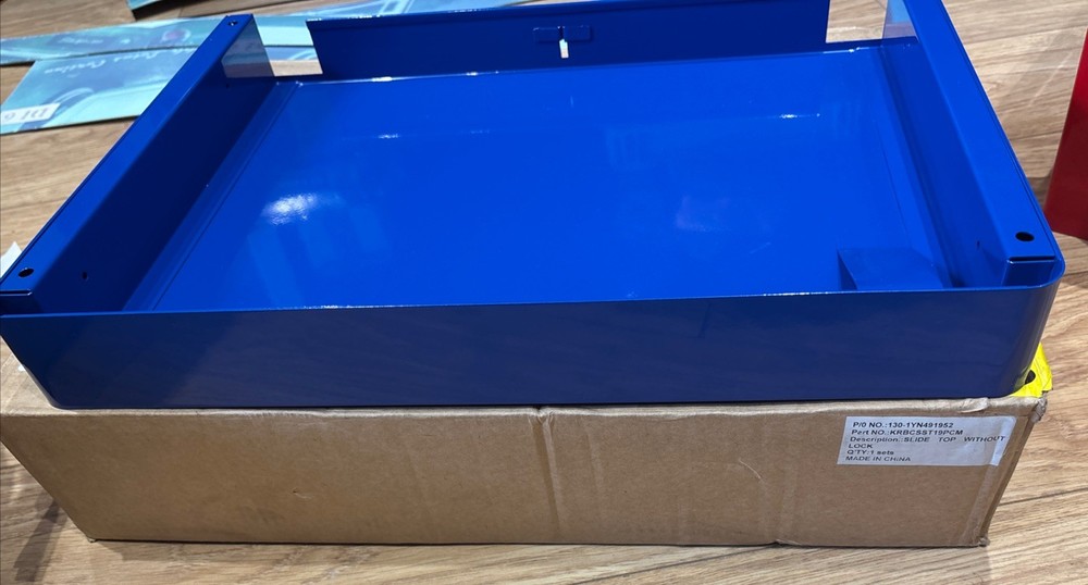 Snap On Toolbox Roll Cab Replacement Tray Blue Slide Top Without Lock KRBCSST19