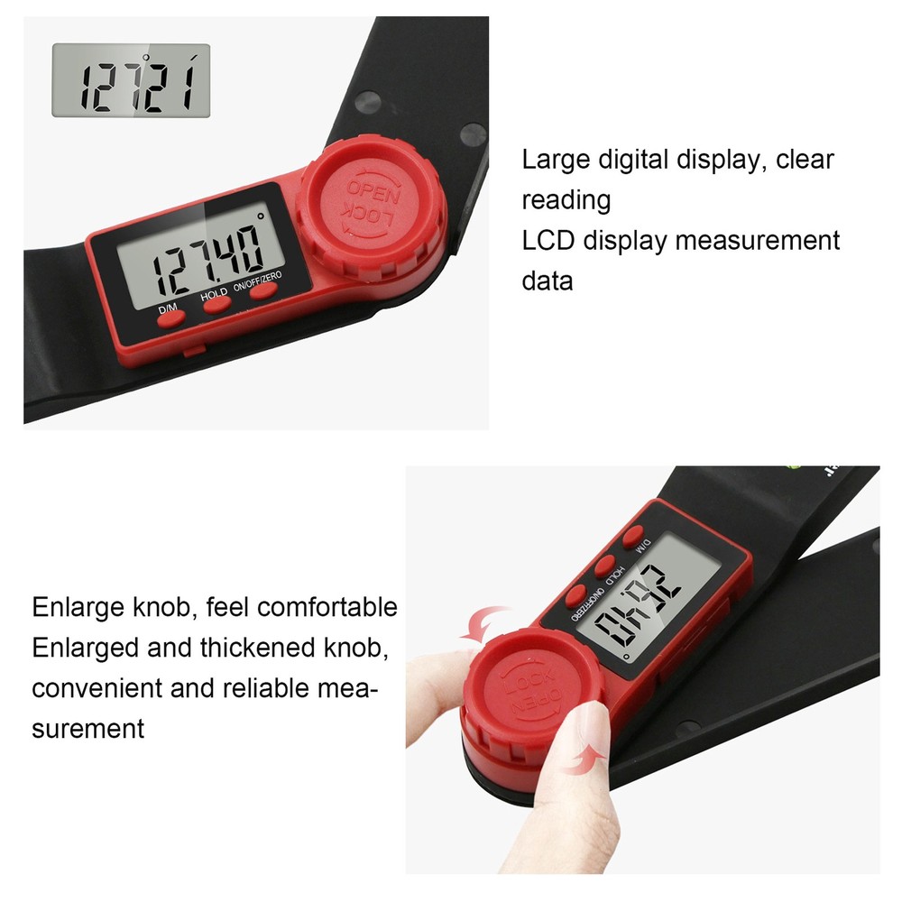 Digital Angle Finder Level W/LCD Display Protractor Woodworking US