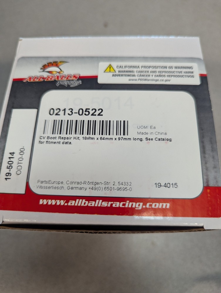 All Balls - 19-5014 - CV Boot Kit