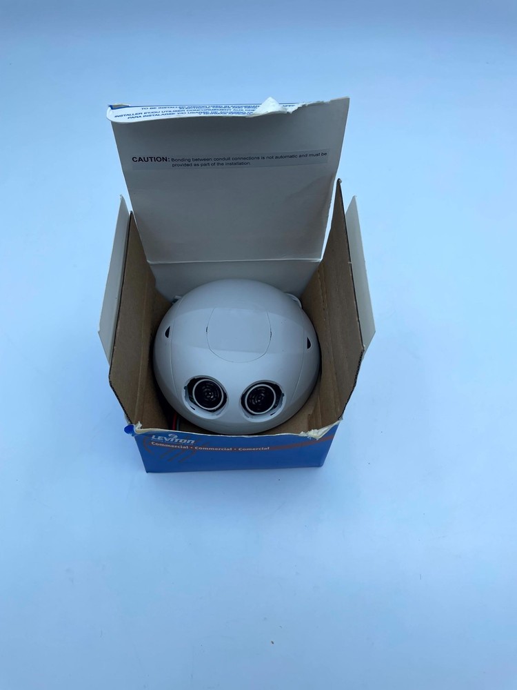 Leviton OSC05-U0W Ultrasonic Ceiling Occupancy Sensor White 500 Sq. Ft. Coverage