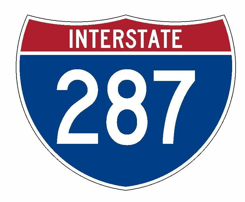 Interstate 287 Sticker Decal