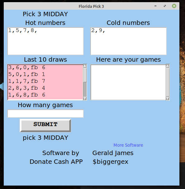 Florida Lottery Pack 4 Programs Numbers software CD for Windows 7 & 8 & 10