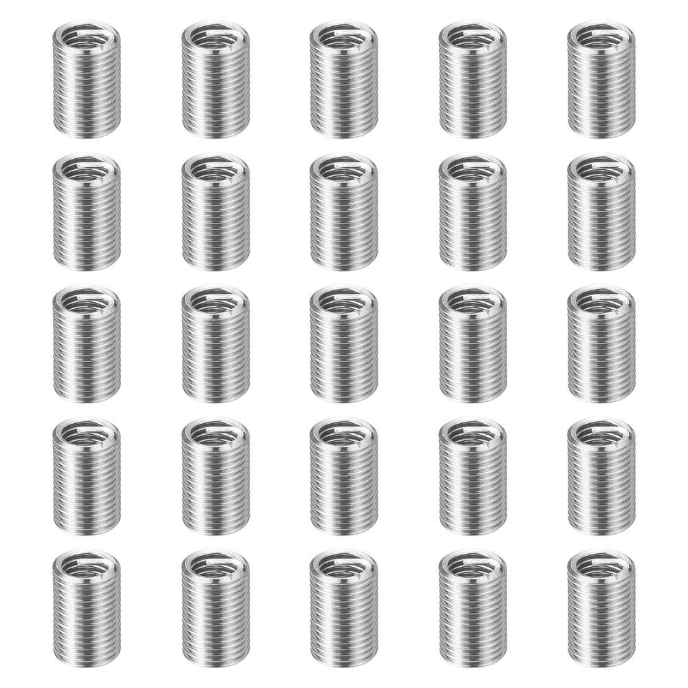 100pcs Wire Thread Inserts M3 x 0.5 x 3D Metric Helical Threaded Sleeve
