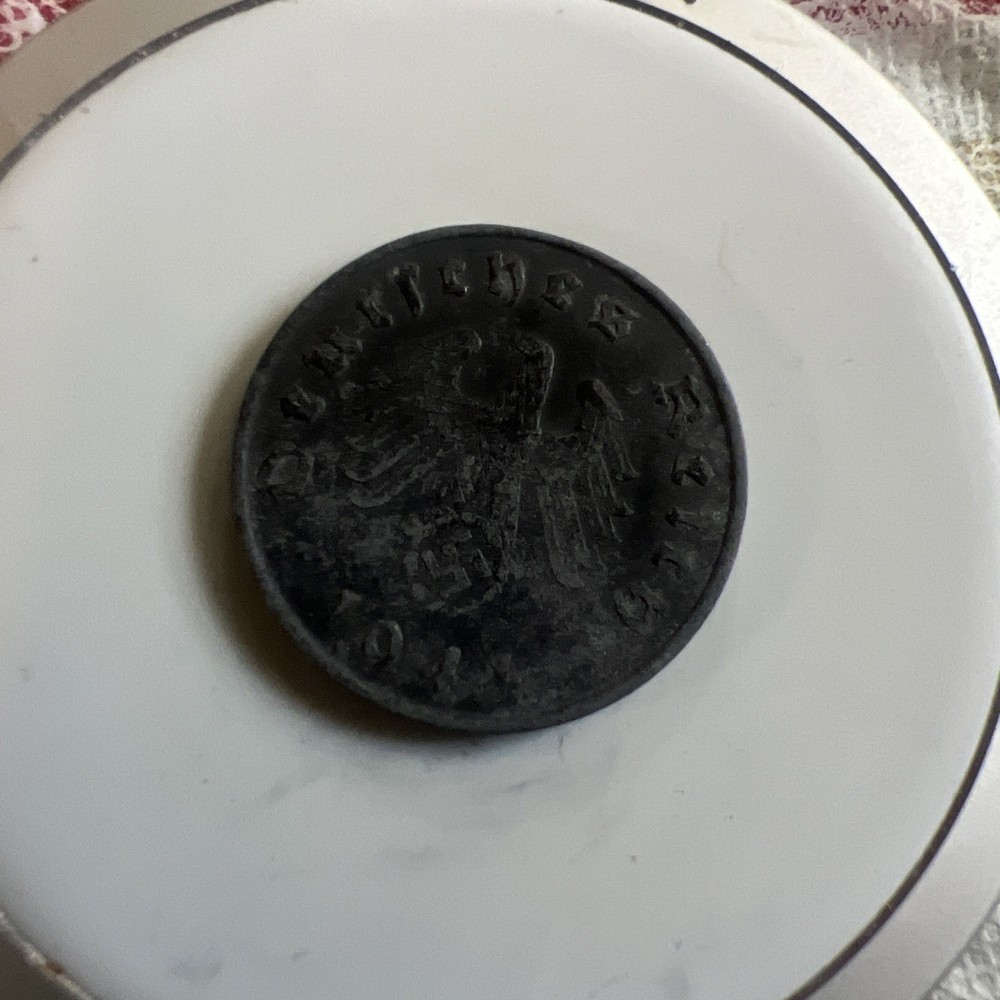 1941-d Germany 10 Pfennig Coin