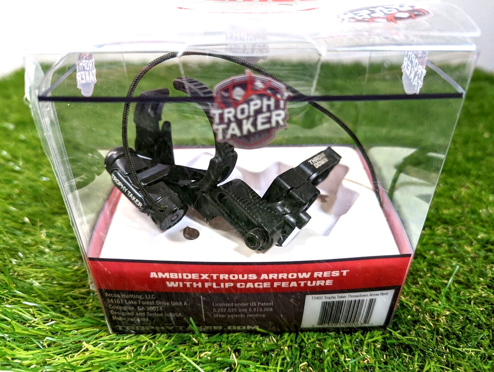 Trophy Taker T3402 Throwdown Arrow Rest - Cable Driven - Drop-Away Rest - 00063
