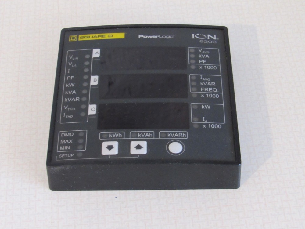 SQUARE D PowerLogic ION 6200 6200R Module Digital Panel