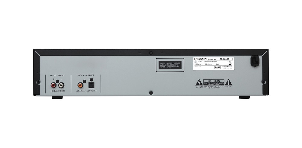 Tascam CD200BT Rack-Mount CD Player with Integrated Bluetooth Receiver