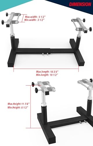 YHMOTO Heavy Duty Adjustable Motorcycle Engine Stand for Car/Engine