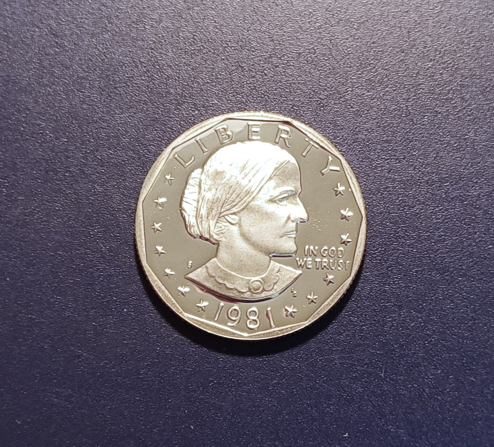 Gem Proof 1981-S Ty.2 Susan B. Anthony Dollar