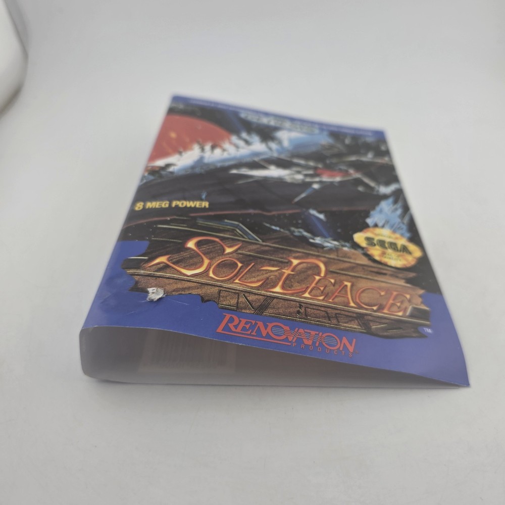 Sol Deace - Case Only - Sega Genesis - Authentic (No Game)