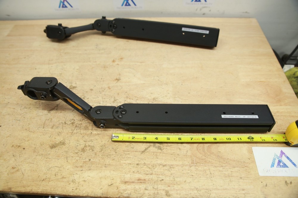 Quantum VERSION 2 Flip-Up Armrests Frame Rail for Power Chairs - TB3 Arm Bracket