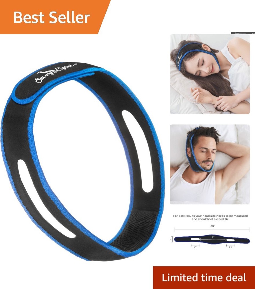 Comfortable Chin Strap for Better Sleep - Adjustable Snoring Solution for All