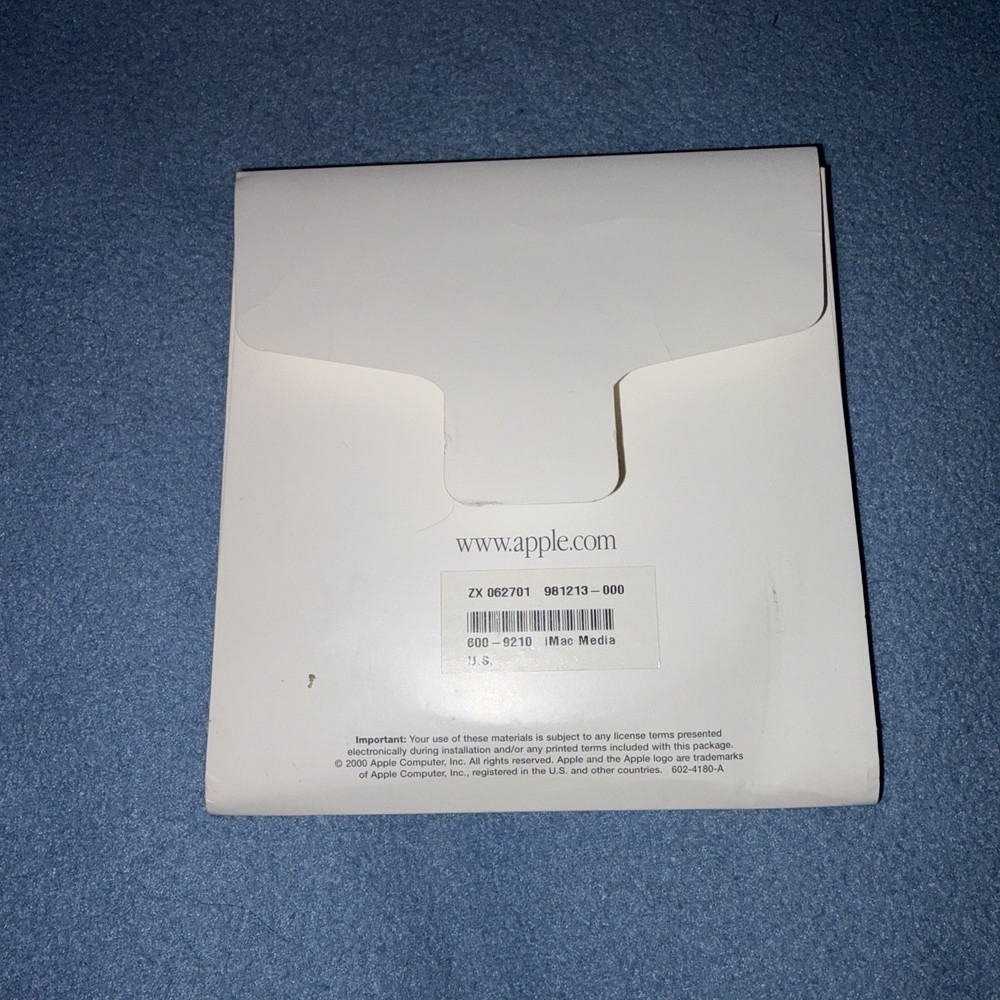 VTG Original Apple iMac DV Macintosh Mac 9.0.4 Software Restore Disc Bundle 7829
