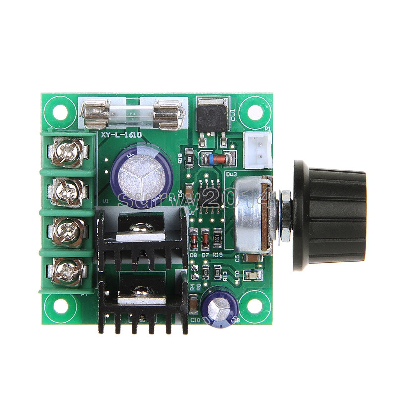9V~50V 10A PWM DC Motor Speed Control Switch Controller Volt Regulator Dimmer