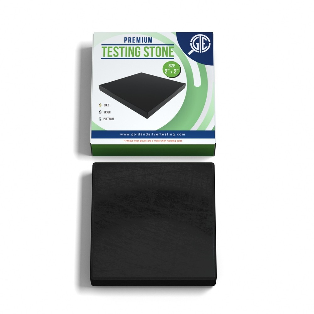 Gold Testing Kit 10k 14k Solution Acid with Scratch Stone Test Gold Authenticity